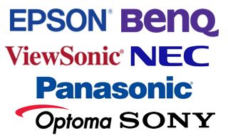 logo epson logo panasonic logo benq logo nec logo viewsonic